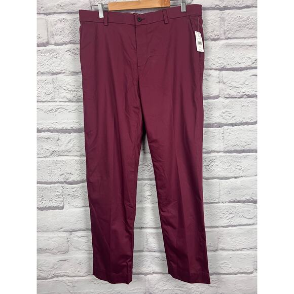 NWT Brooks Brothers Men's 36 x 32 Advantage Chino Wrinkle Resistant Dress Pants - Picture 2 of 12